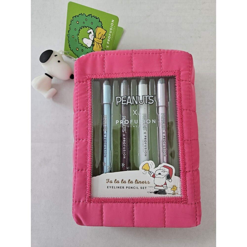 Peanuts X Profusion Cosmetics Fa la la la Liners Eyeliner Pencil Set Snoopy